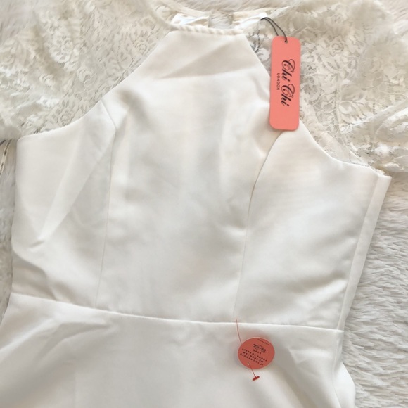 💚 SALE! CHI CHI LONDON White Dress - Picture 5 of 13